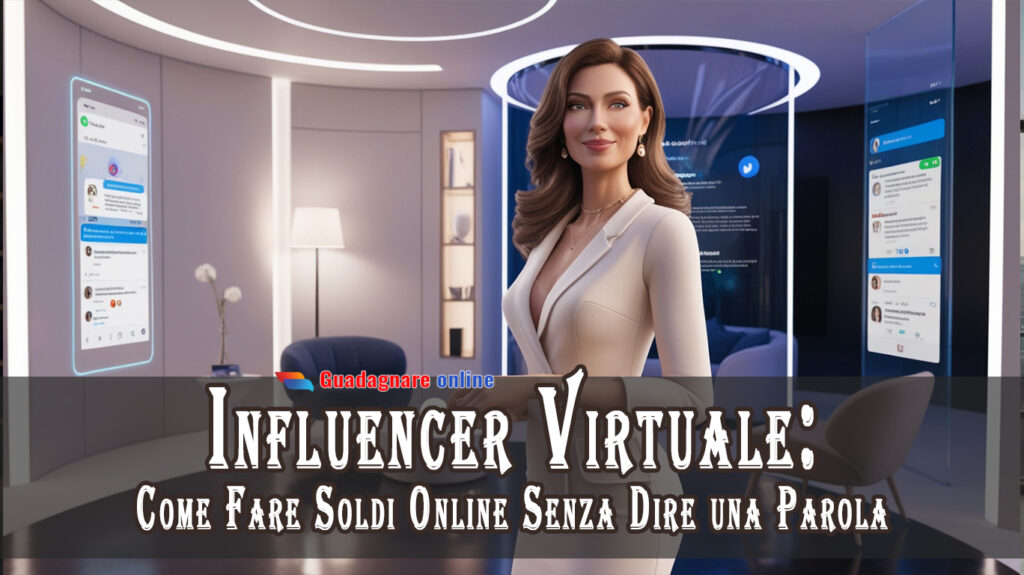 Influencer Virtuale: Come Fare Soldi Online Senza Dire una Parola