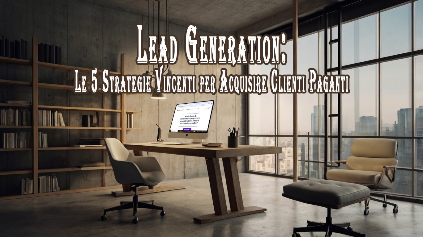 Lead Generation: Le 5 Strategie Vincenti per Acquisire Clienti Paganti