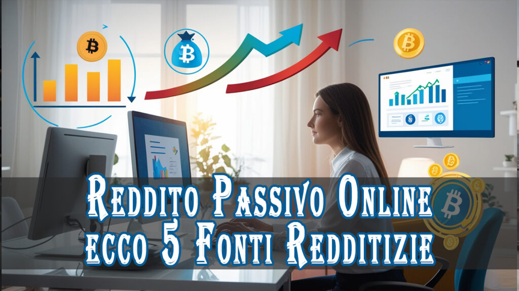 Reddito Passivo Online, ecco 5 Fonti Redditizie