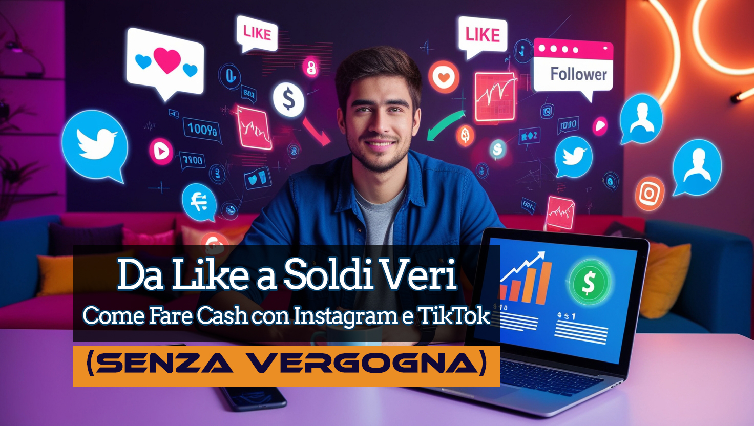 Da Like a Soldi Veri: Come Fare Cash con Instagram e TikTok (Senza Vergogna)