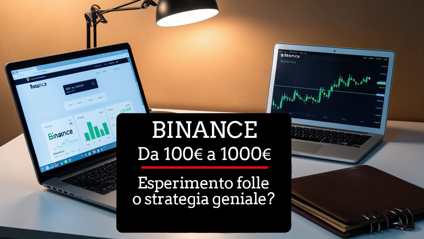 Da 100€ a 1000€ su Binance: esperimento folle o strategia geniale?