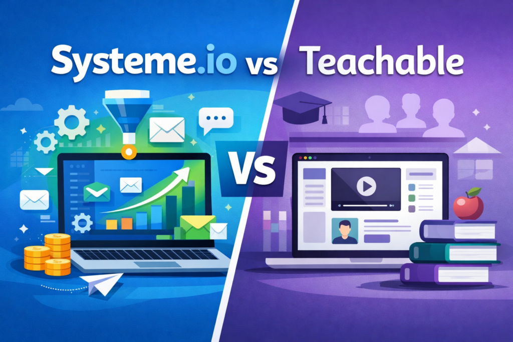 Systeme.io vs Teachable