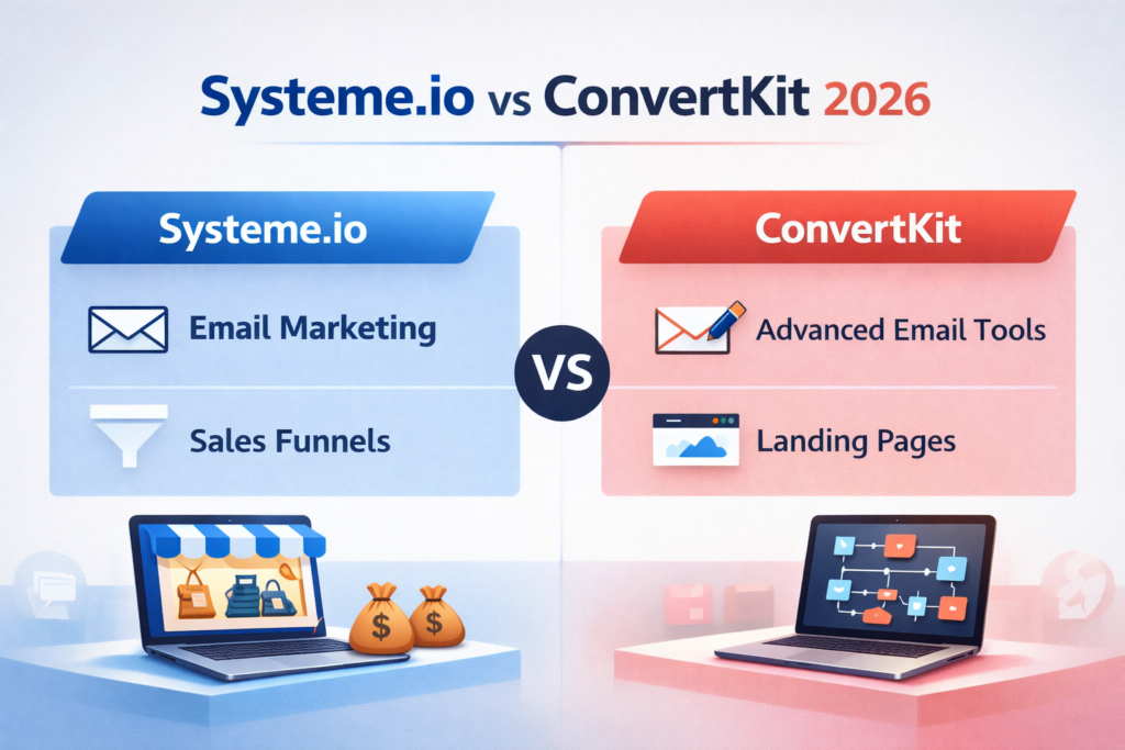 Systeme.io vs. ConvertKit: email marketing facile nel 2026?