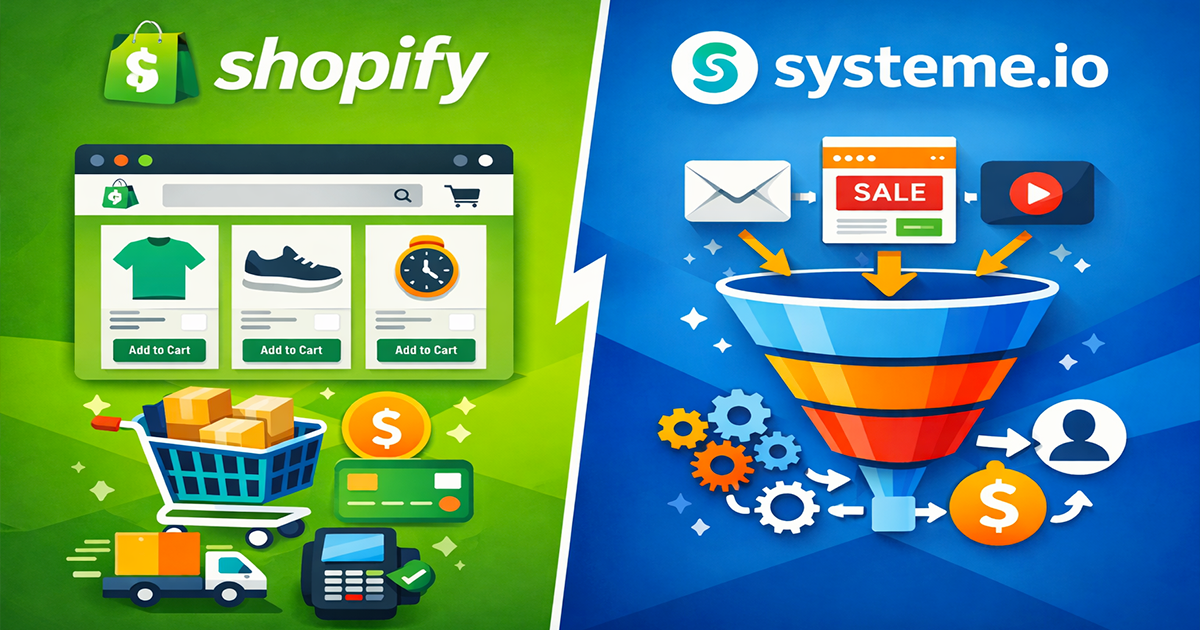 Systeme.io e Shopify