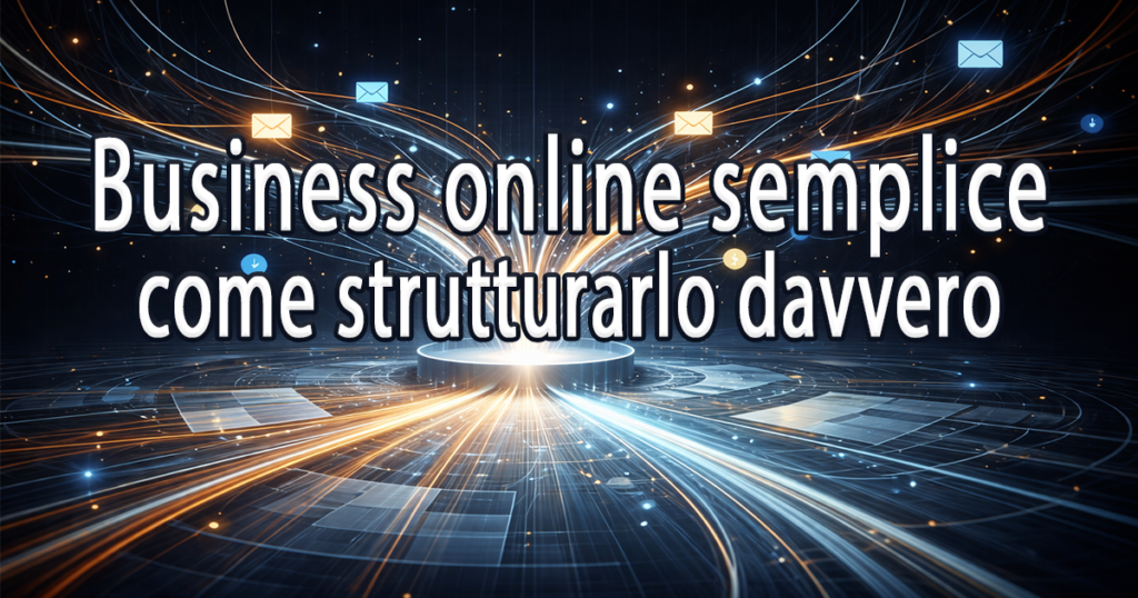 Business online semplice: come strutturarlo davvero