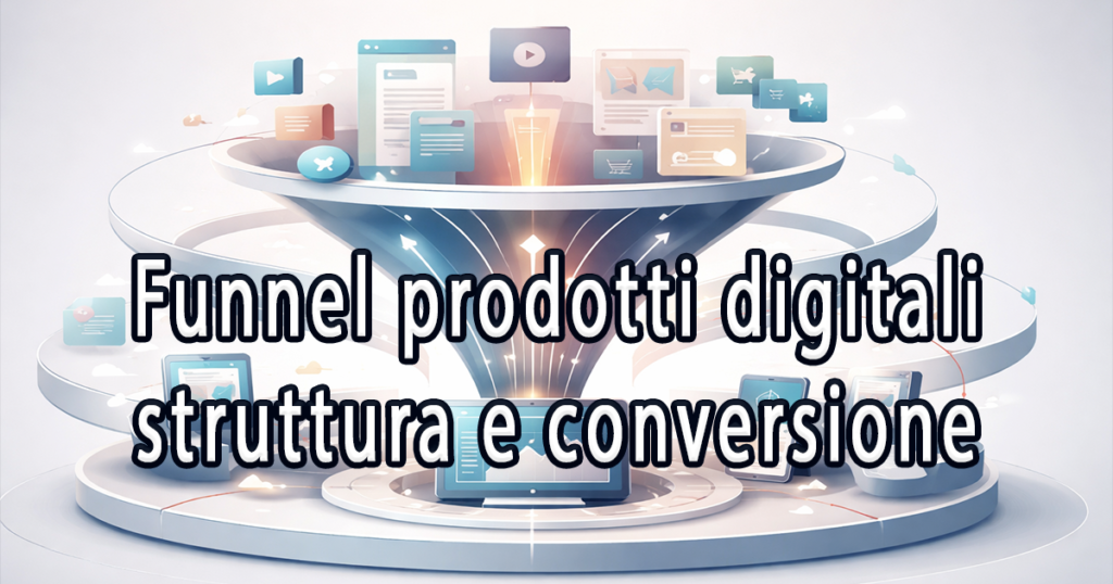 Funnel prodotti digitali: struttura e conversione