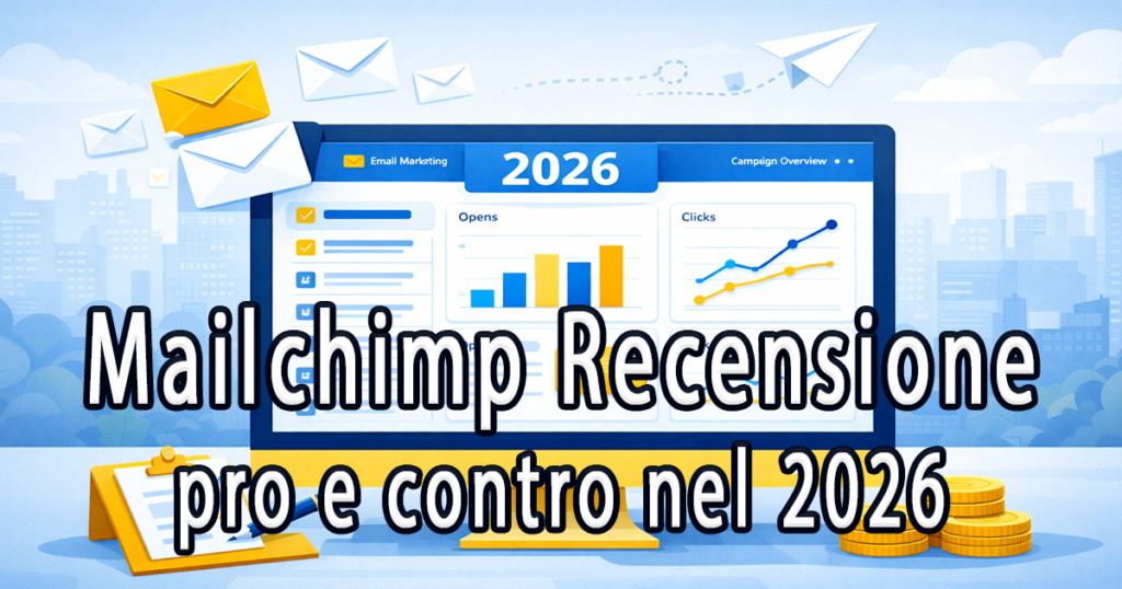 Mailchimp recensione: pro e contro nel 2026