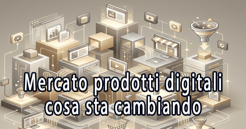 Mercato prodotti digitali: cosa sta cambiando